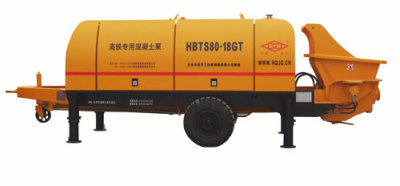 华强京工HBTS80.18GT高铁制梁专用混凝土输送泵高清图 - 外观