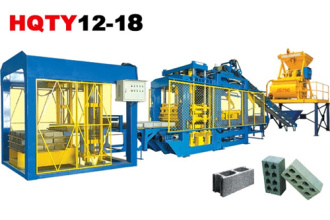 恒兴机械HQTY12-18全自动砌块成型机砖机高清图 - 外观