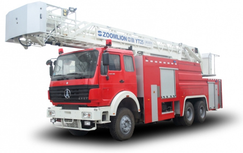 中联重科 ZLJ5290JXFYT25型多功能云梯 消防车