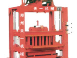 郑州天一QTJ4—40型砌块成型机砖机高清图 - 外观