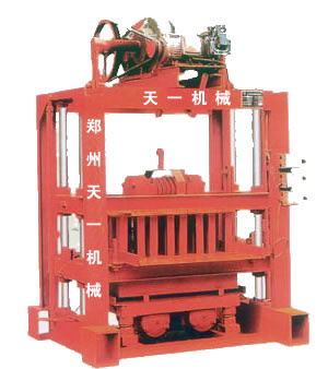 郑州天一 QTJ4—40型砌块成型机 砖机
