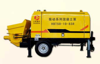 三民重科HBT50-10-83R型柴动系列混凝土泵高清图 - 外观