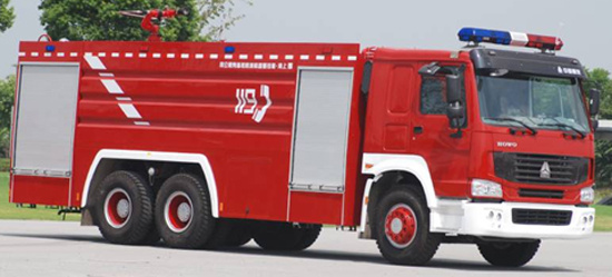海伦哲 SGX5321GXFSG170ZZ水罐 消防车