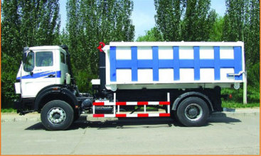 内蒙古北方重工BZ5160ZXX型14吨车厢可卸式垃圾车高清图 - 外观