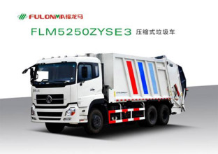 福建龙马FLM5250ZYSE3压缩式垃圾车高清图 - 外观