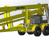 东迈重工TW22/TW37型拖车轮式高清图 - 外观