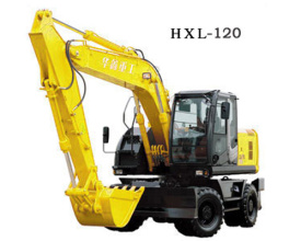 华鑫HXL-120(360度轮式挖掘机)高清图 - 外观