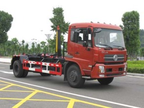 楚飞东风天锦(6.8吨）车厢可卸式垃圾车高清图 - 外观