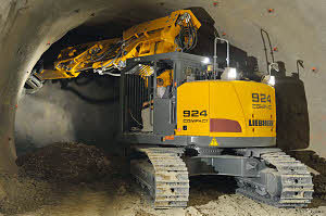 利勃海尔 R 924 Compact Tunnel 履带式挖掘机