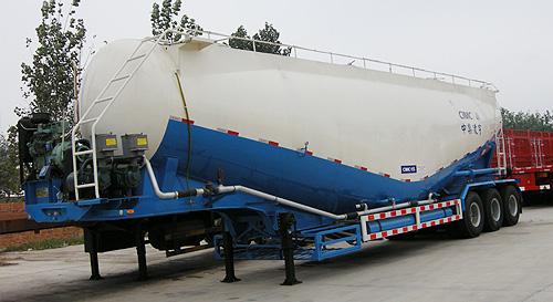 「湖北合力半挂车粉粒物料运输半挂车39800kg半挂车」湖北合力 粉粒物料运输半挂车39800kg 参数配置