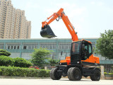 华南重工HNE80W轮式挖掘机高清图 - 外观