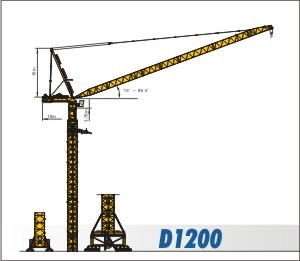 川建 D1200 动臂式塔式起重机