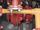 【消防泵】美国希尔CB10/100-RSD型消防泵，流量达6000L/min。全功率取力，性能可靠。