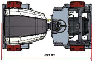 【运输】1. 包括防翻架在内地机器总长是2400mm，这意味着机器可以在卡车上横向装载，比其它压路机可节省一倍的空间；
2. 工作地点之间的快速、轻松运输可以提高操作员的效率；坚固地吊装、牵引、绑扎点设计，可以让运输变得快速、轻松。