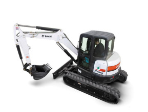 山猫E50小型挖掘机高清图 - 外观