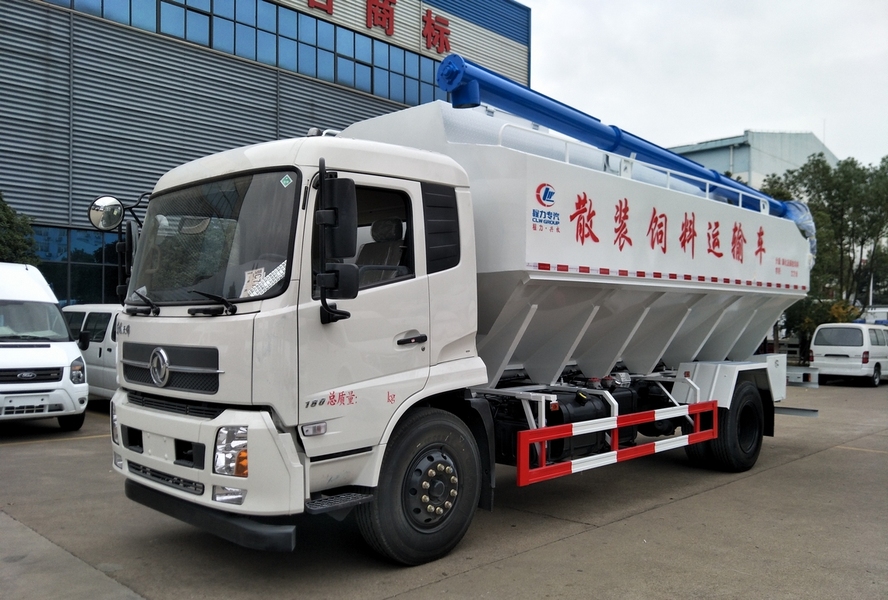 楚胜 东风天锦单桥22方 散装饲料车