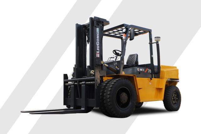 「柳工内燃叉车CLG2078H内燃叉车」柳工 CLG2078H 内燃7.8T【石材叉车】参数配置
