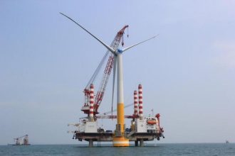 振华“三航风华”1000吨风电安装平台高清图 - 外观