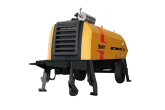 三一重工 HBT9050CH-5S（T4） 柴柴油机混凝土拖泵高清图 - 外观