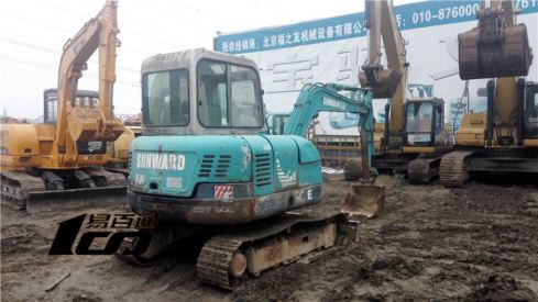 北京6萬元出售8成新山河智能二手SWE50挖掘機