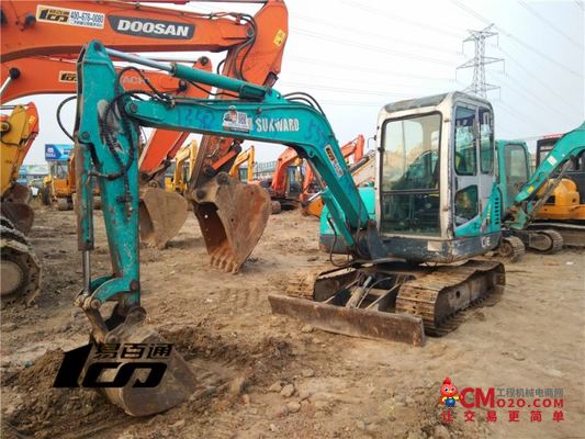 北京5.6万元出售8成新山河智能二手SWE50E挖掘机